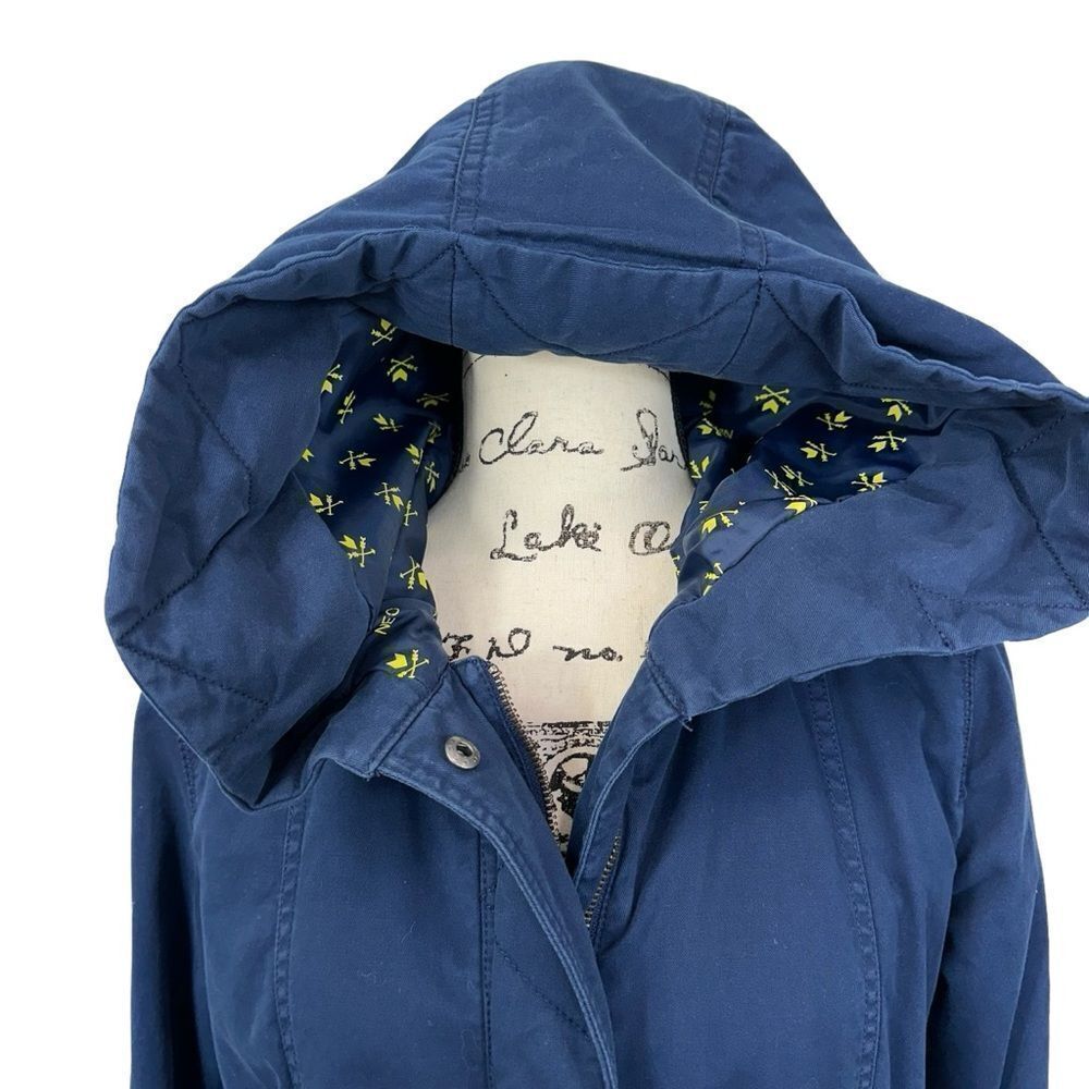Adidas Neo Label Blue Embroidered‎ Winter Parka, Small - Picture 3 of 15